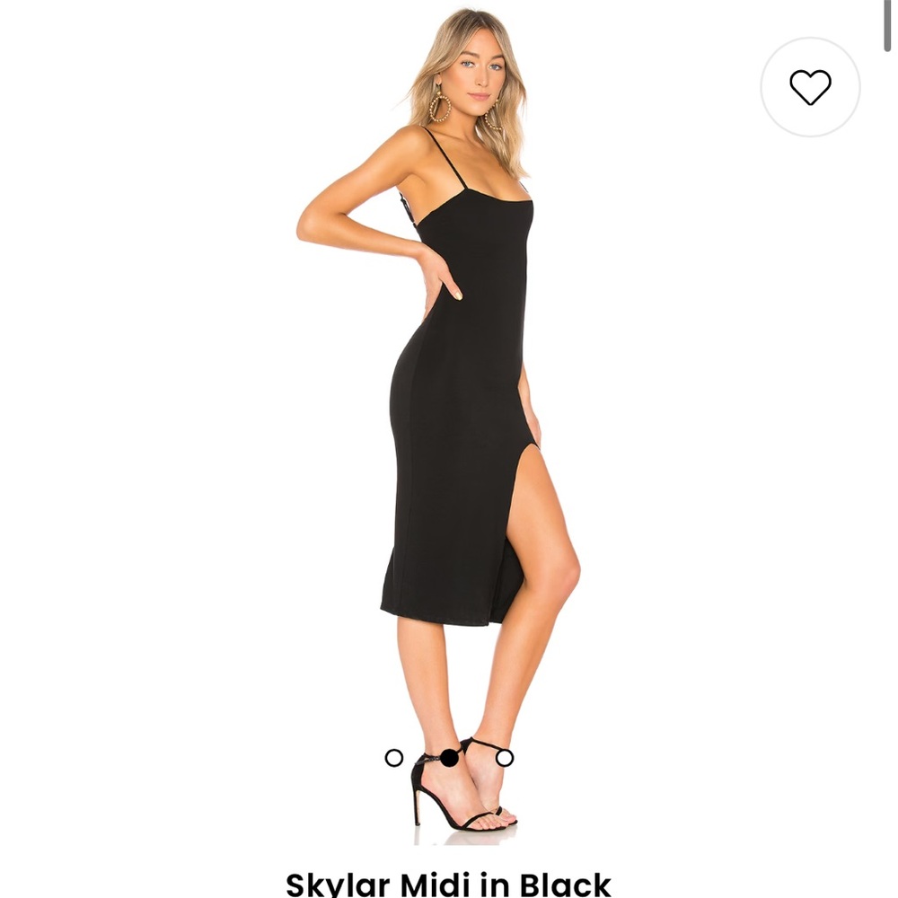 Skylar Midi in Black